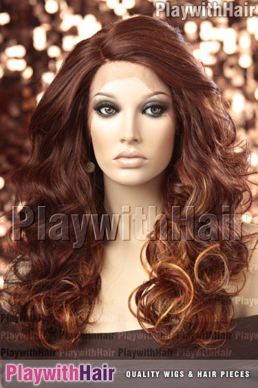 Sepia - Denver Lace Front Synthetic Wig - Sepia - Synthetic Wigs
