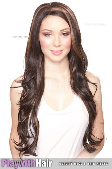 Sepia - Kim Lace Front Synthetic Wig