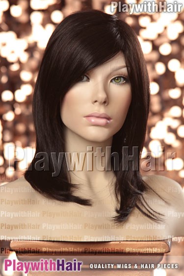 Sepia - Nadiah Human Hair Blend Wig