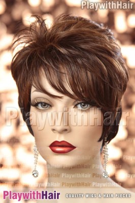 Sepia - Pixie Heat Friendly Synthetic Wig