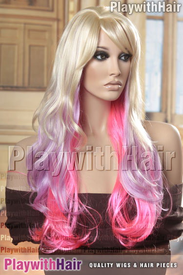 613/violet/hpink Blonde Purple Violet Pink Tips