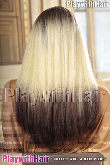 3t4/613 Black Blonde Regrowth Ombre